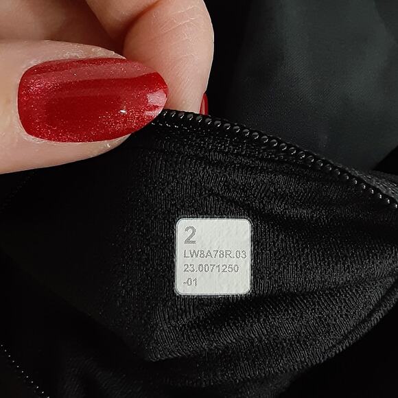 Lululemon Pace Rival Skirt Reg Mid Rise Skort Black Layered Tennis Skort Women 2 - Picture 7 of 10